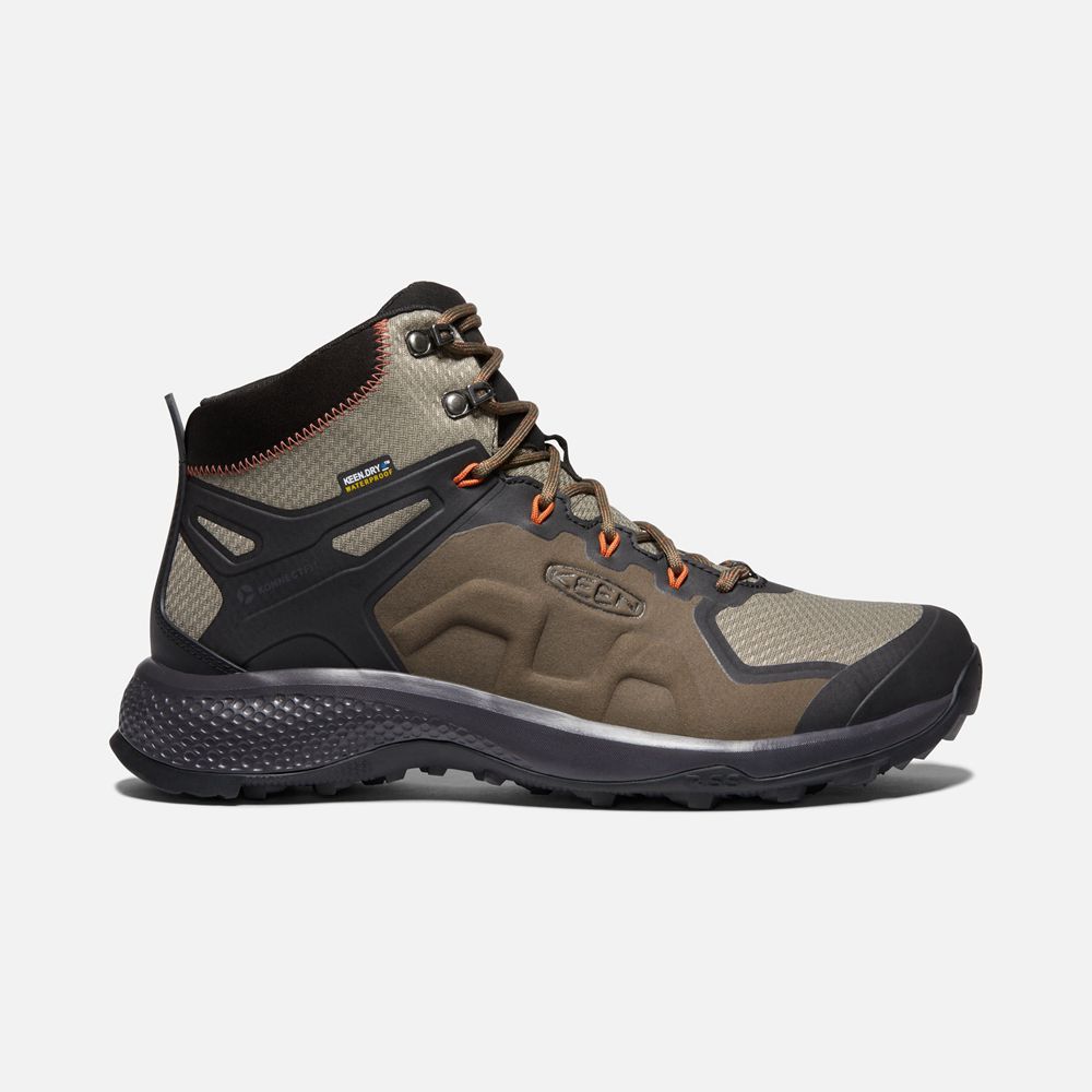 Keen Laarzen Heren Bruin/Zwart - Explore Waterproof - 23915-NRCE